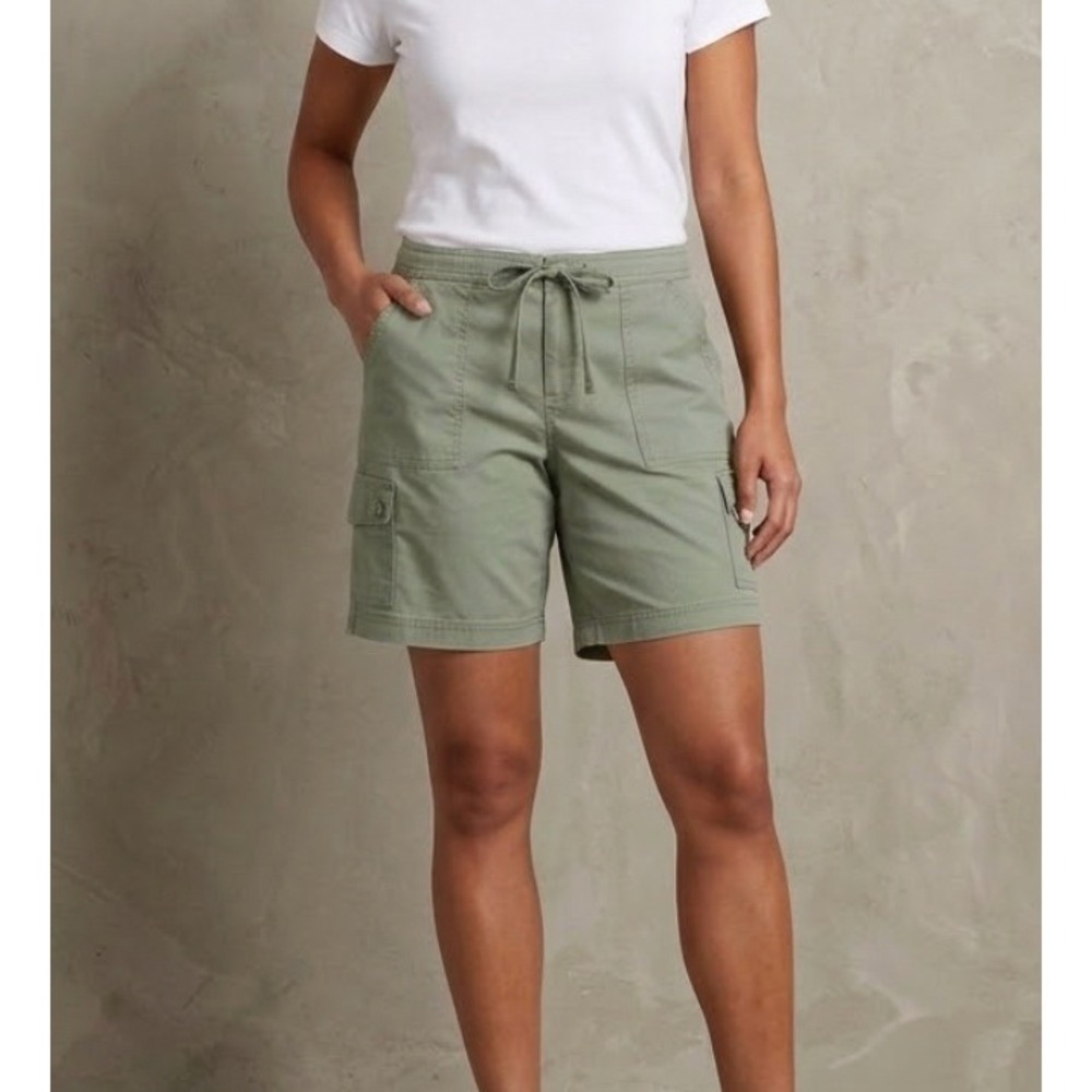 LL Bean Favorite Fit Cargo Shorts Gorpcore Utility Hiking Granola Outdoors Sport